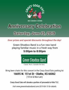 Green Shoebox Band 6/15/19 Event
