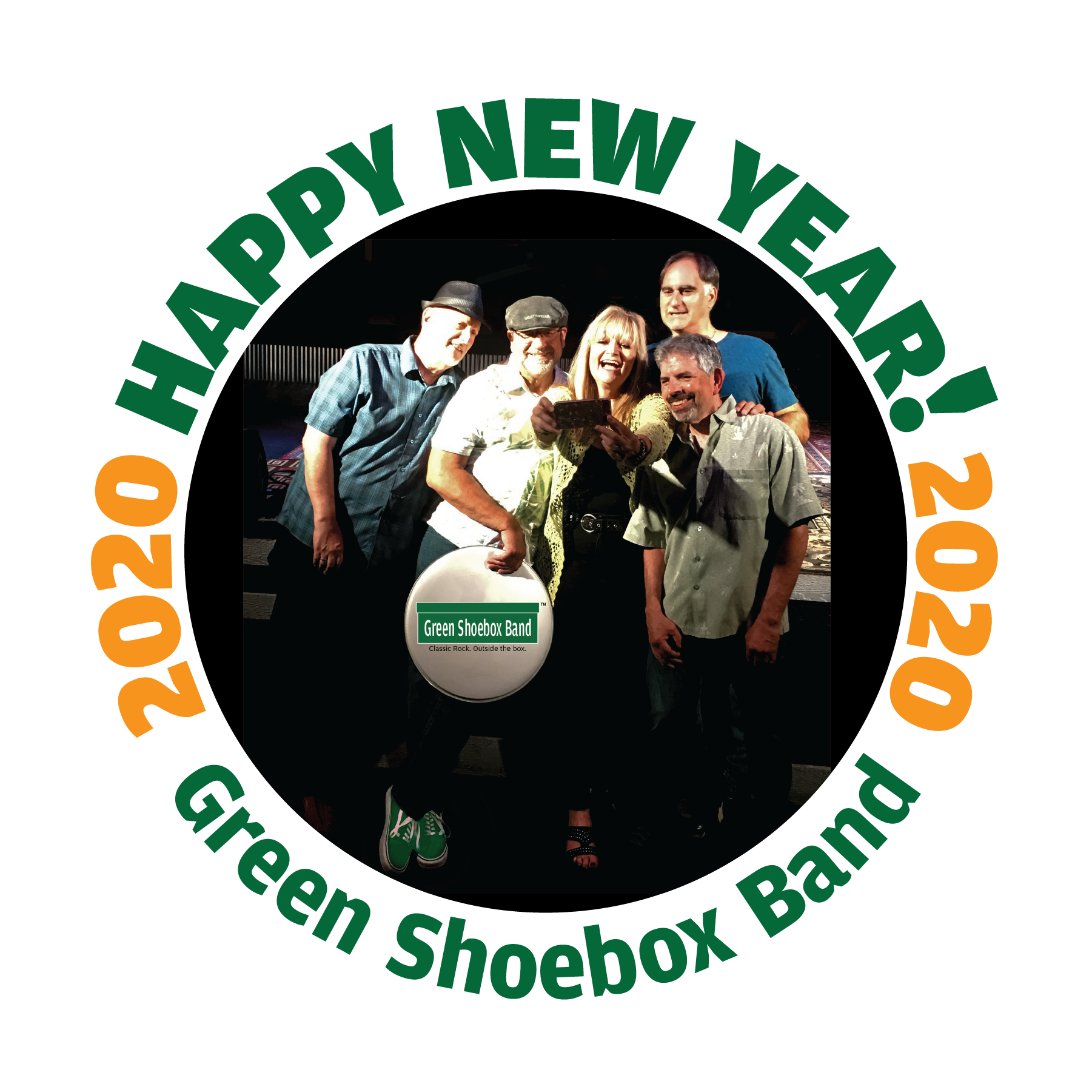 Happy New Year 2020 from Green Shoebox Band Green Shoebox Band