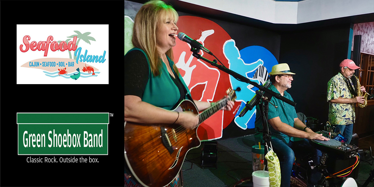 GSBTrioCloseup Green Shoebox Band