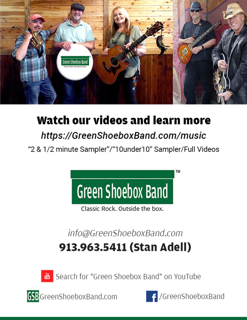 GSB Intro Flyer Green Shoebox Band