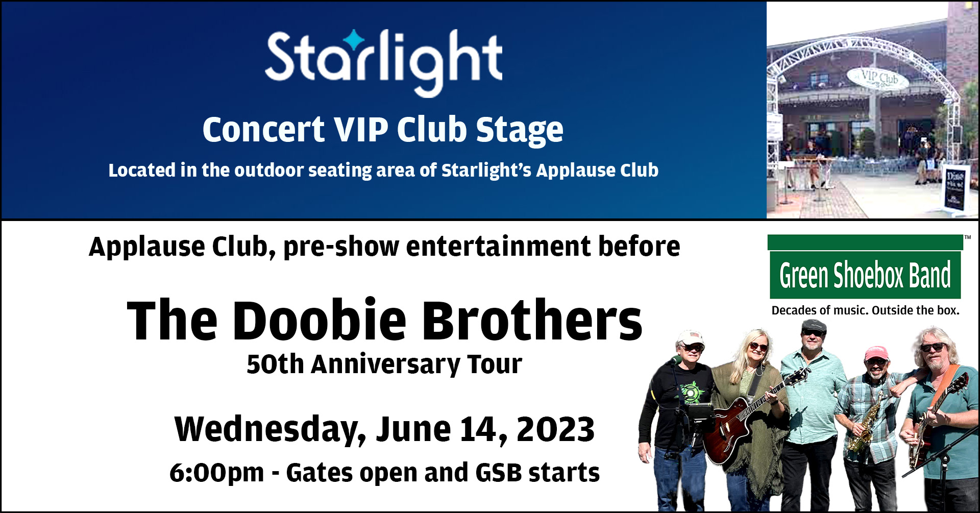 Starlight-Doobie Brothers GSB Pre-show