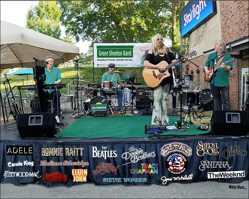 Music Green Shoebox Band