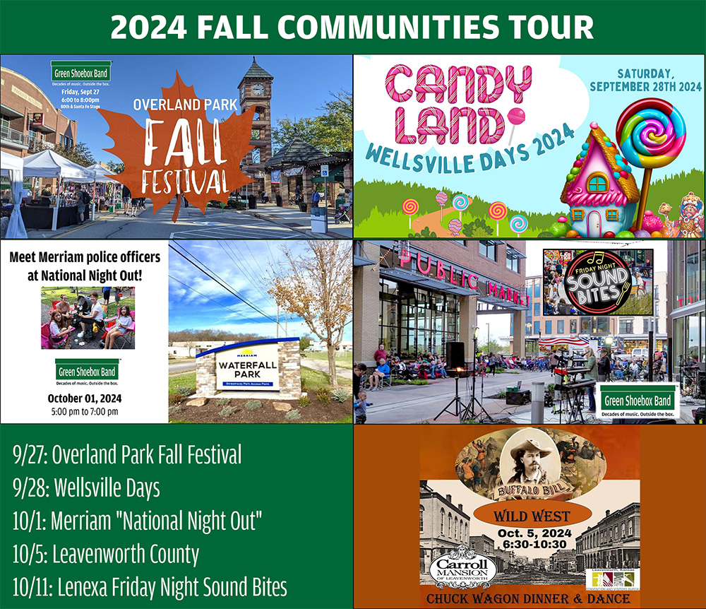 2024 Fall Communities Tour Green Shoebox Band