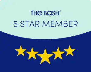 The BASH- 5 Star Member Badge