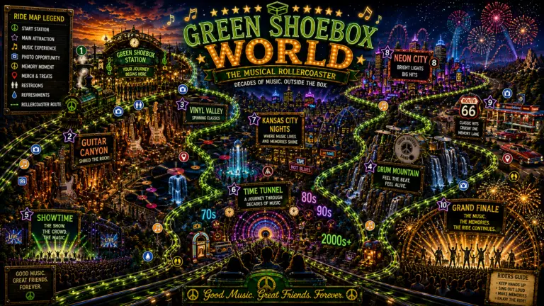 Green Shoebox World: llustrated Ride Map